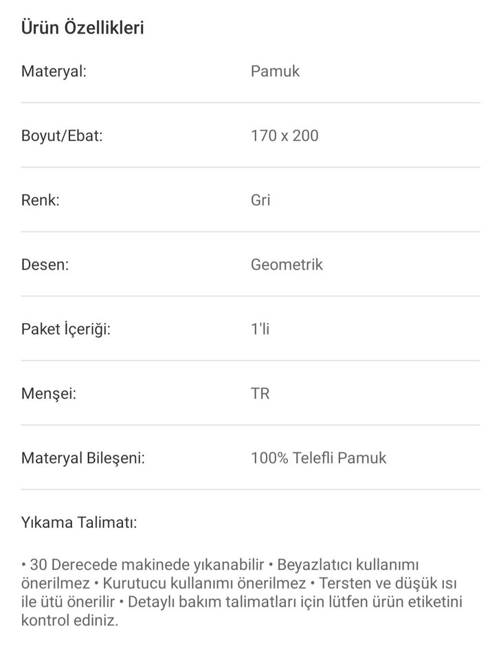 Elart Gri Düz Desen Koltuk Örtüsü - Görsel 3