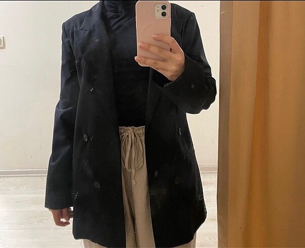 Blazer siyah bershka
