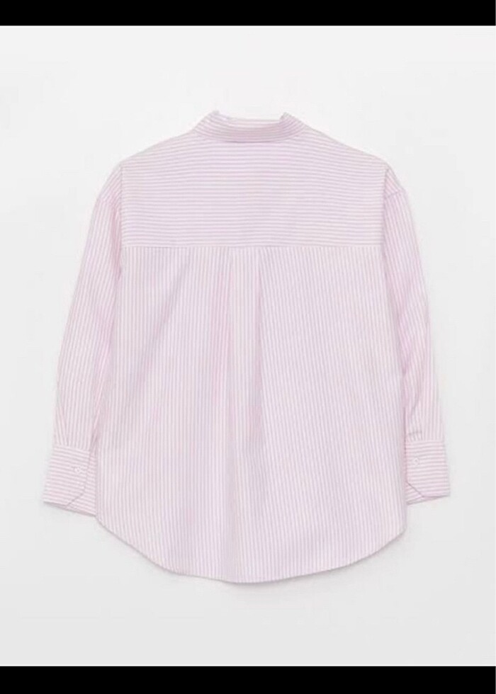 Pembe çizgili gömlek - Görsel 2