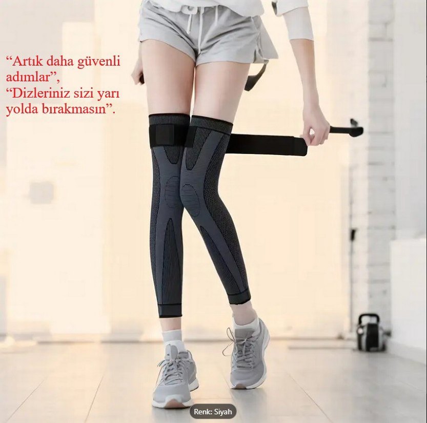 Tek adet dizlik sağlıklı yürüyüş desteklem - Görsel 3