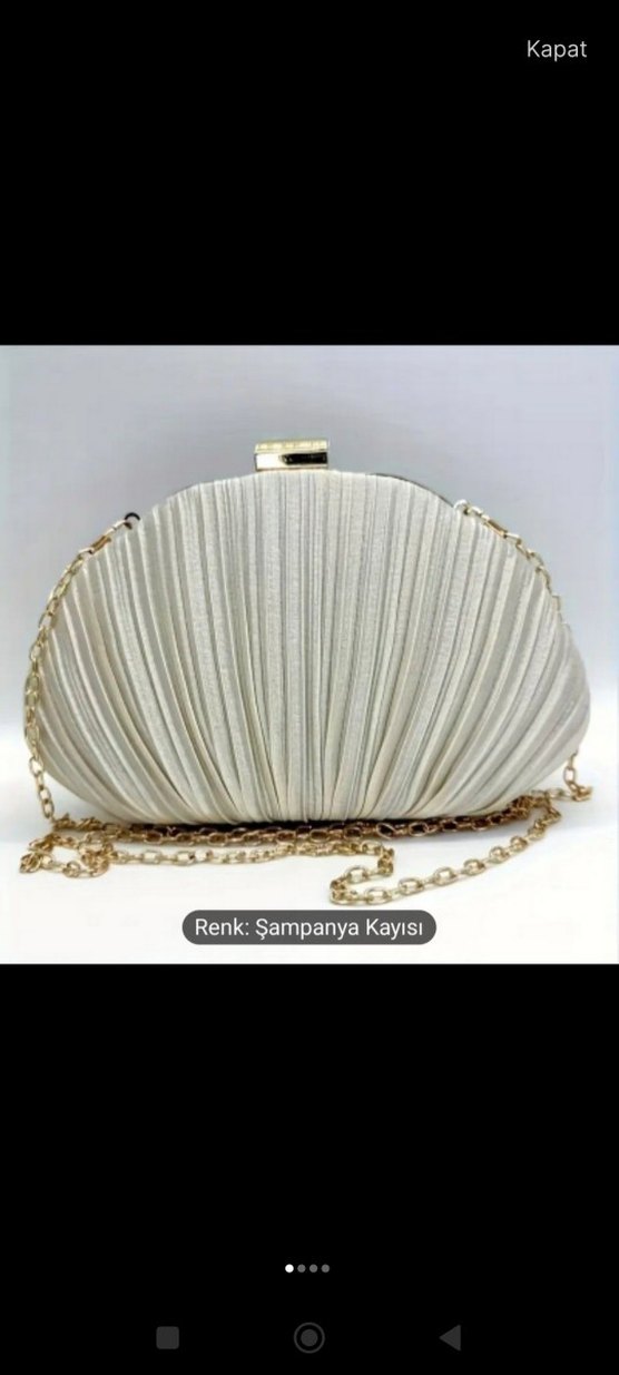 Şik gece el çantasi zincirli - Görsel 4