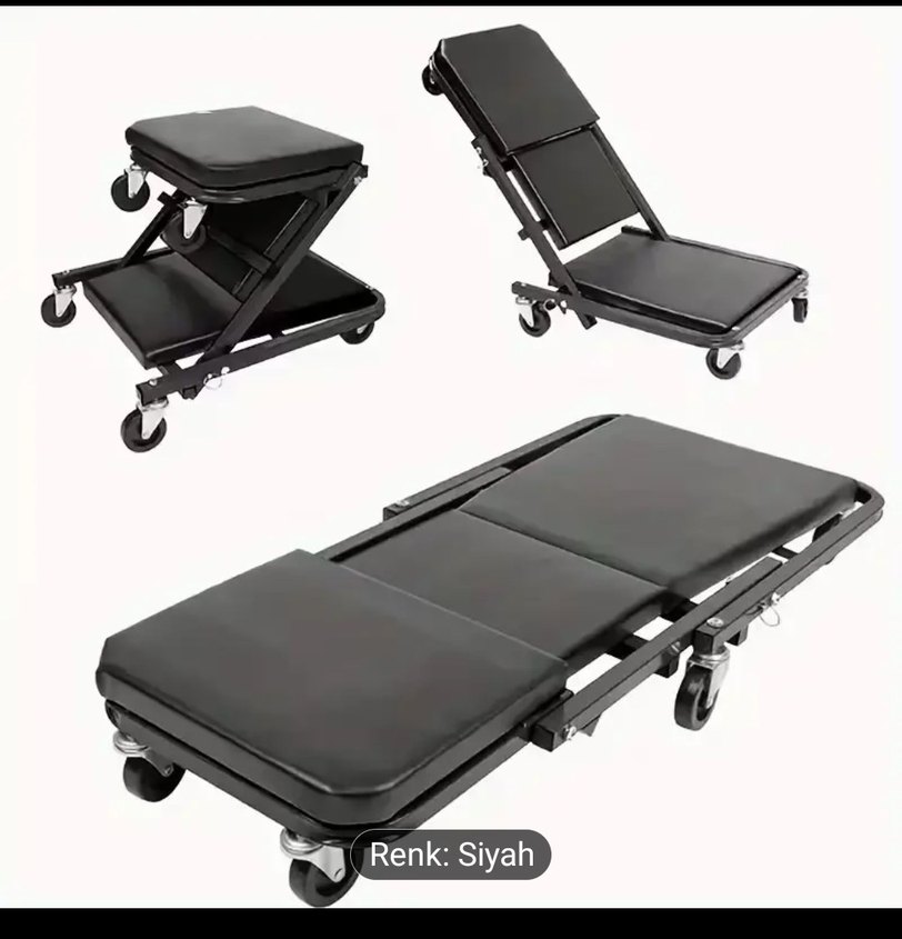 Siyah Katlanabilir araba yatağı - Görsel 4