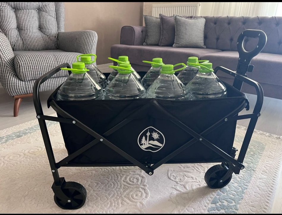 katlanabilir kamp ve büyük teker taşıma kapasiteli - Görsel 3