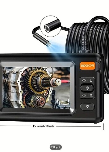 Endoskop, 8mm Tek Lensli Kamera, Fotoğraflar ve Videoları Destek