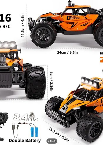 Mavi Uzaktan Kumandalı Oyuncak Araba - Görsel 6