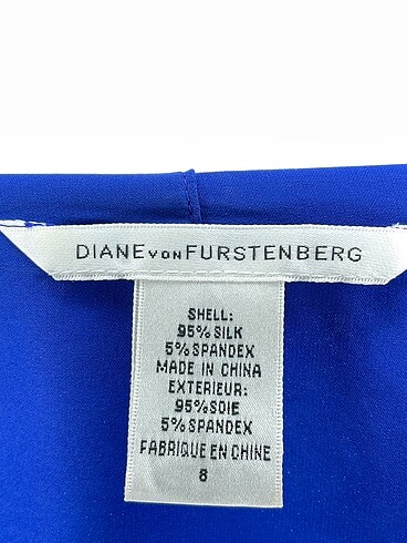 36 Beden mavi Renk Diane Von Furstenberg Kısa Elbise %70 İndirimli.
