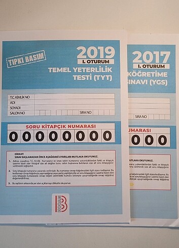 Tyt 2'li deneme