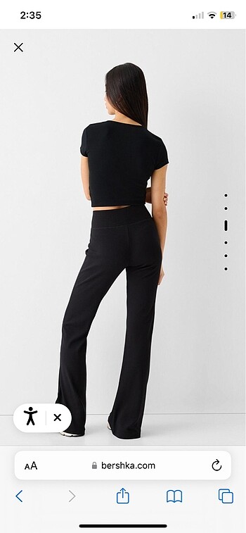 Bershka Bershka ispanyol paca tayt
