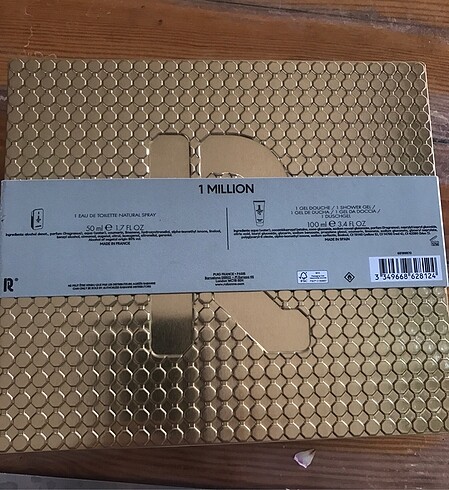 Paco Rabbane parfüm ve duş jeli