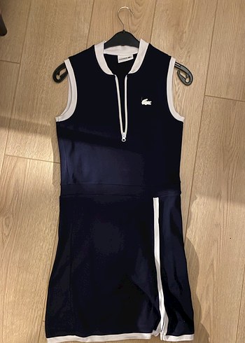 Lacoste Lacivert Kolsuz Mini Elbise - Görsel 3