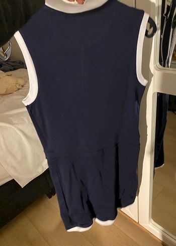 Lacoste Lacivert Kolsuz Mini Elbise - Görsel 2