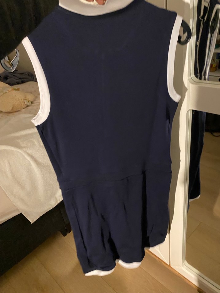 Lacoste Lacivert Kolsuz Mini Elbise - Görsel 2