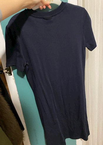 Düğmeli Lacoste Lacivert Elbisesi - Görsel 3