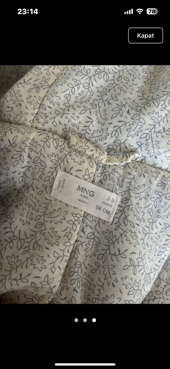 Kapüşonlu Mavi Çocuk Peluş Mont - Görsel 3