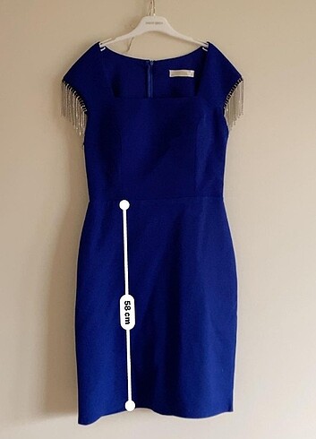 Mavi abiye albise - Görsel 2