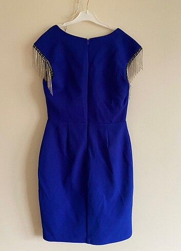 Mavi abiye albise - Görsel 4