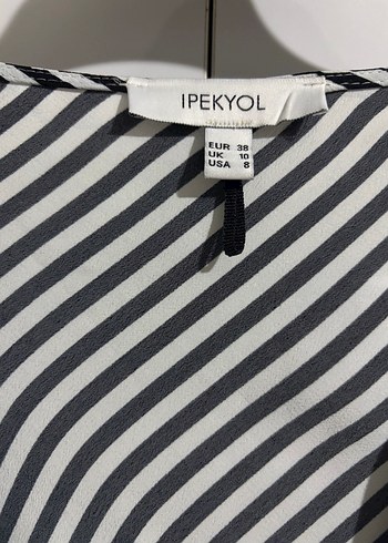 Zebra Desenli Uzun Kollu Kadın Elbise - Görsel 3