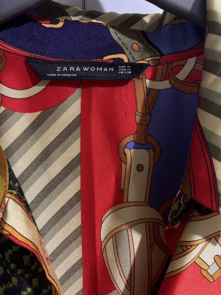 Bohem Çok Renkli Uzun Desenli Elbise - Görsel 3