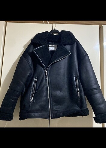 Bershka Nubuk Deri Mont