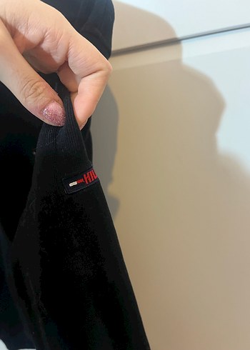 Tommy Hilfiger Vintage Kadife Kazak - Görsel 3