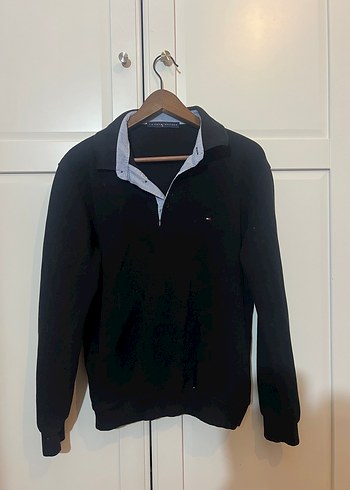 Tommy Hilfiger Vintage Kadife Kazak - Görsel 2