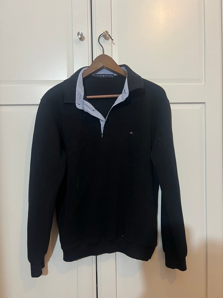 Tommy Hilfiger Vintage Kadife Kazak - Görsel 2