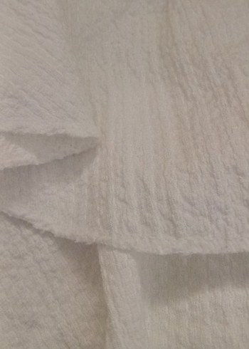 Beyaz Volanlı Mini Etek - Görsel 5