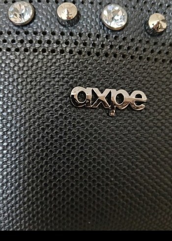 Siyah Deri Tokalı Gotik Kadın Çanta - Görsel 3