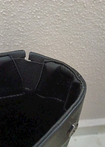 Kadın siyah Tokalı fabrika marka çizme - Görsel 9