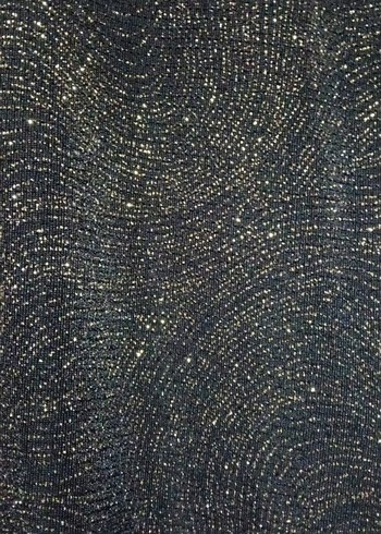 Parlak  Siyah Midi Elbise - Görsel 6