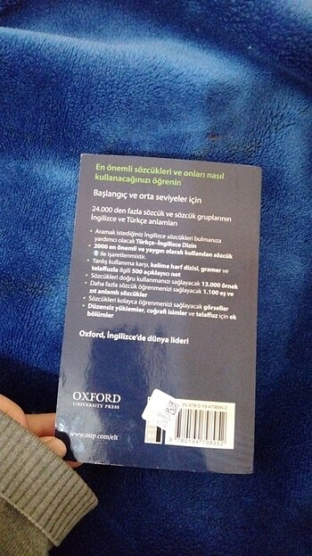  Beden Renk Oxford essential dictionary eng-tr