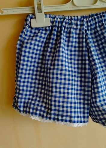 xs Beden Pinterest kareli yazlık şort