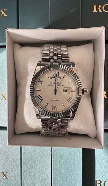  Beden ROLEX Erkek Saat Çelik Kasa