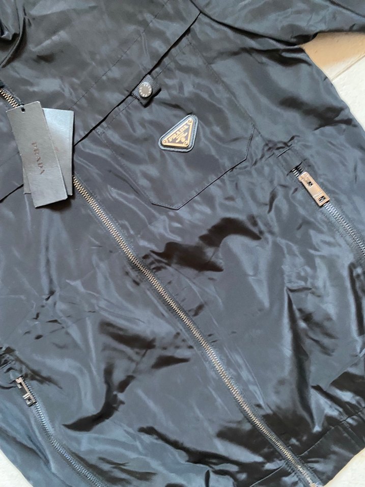 Siyah Fermuarlı Erkek Kapşonsuz Yağmurluk - Görsel 3