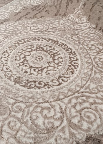 Bej kahve Desenli Halı - Görsel 4