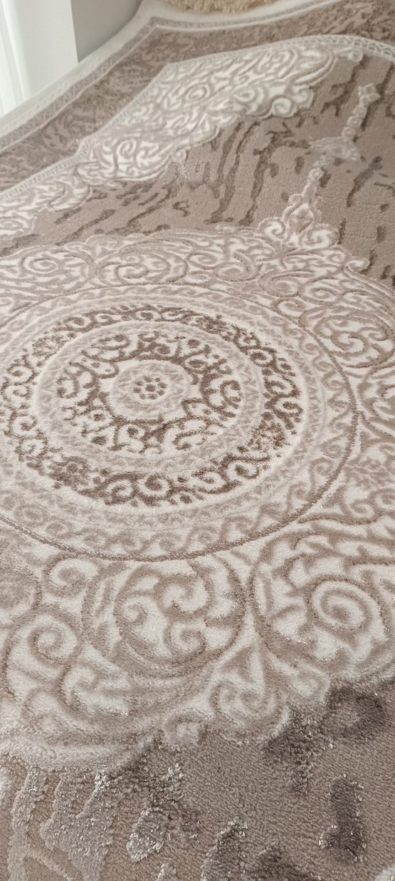 Bej kahve Desenli Halı - Görsel 4