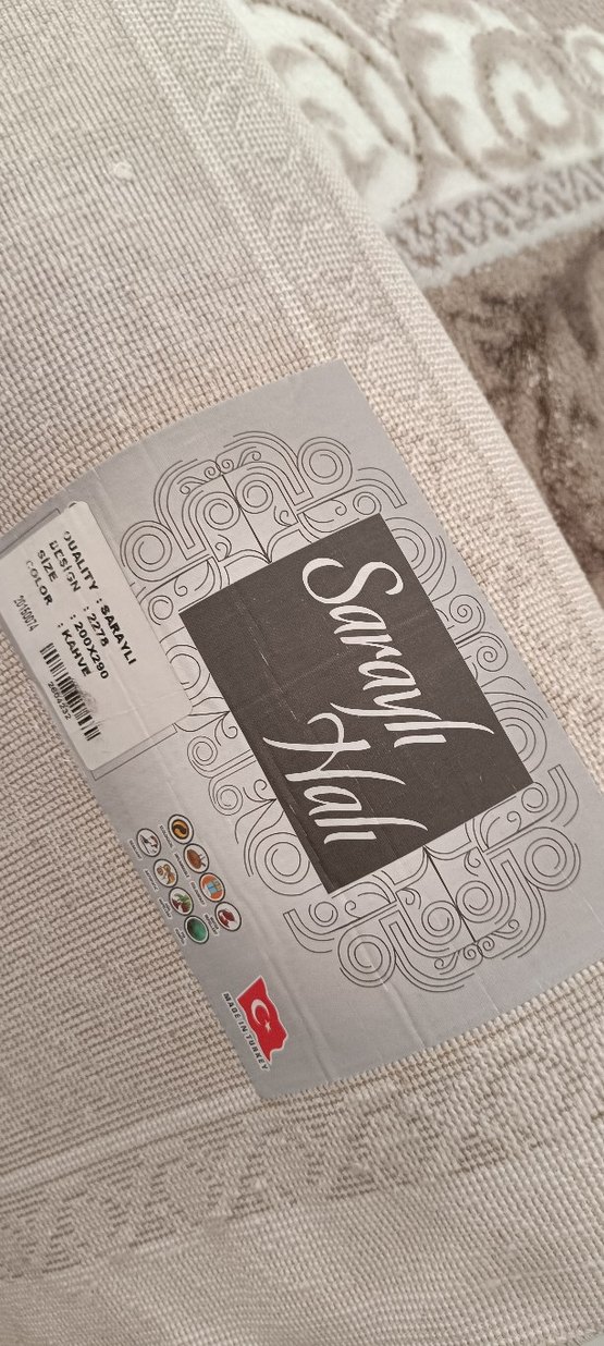 Bej kahve Desenli Halı - Görsel 5