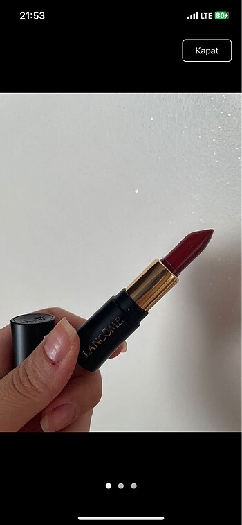 Lancome kırmızı ruj