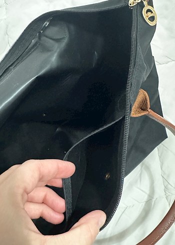 Beden kahverengi Renk Longchamp siyah büyük boy çanta