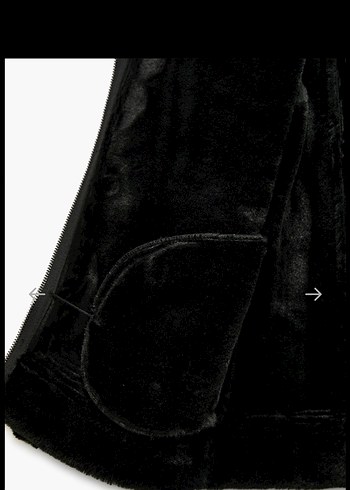 Siyah Deri Kürklü Kadın Ceket - Görsel 7