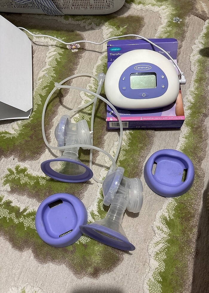 Lansinoh çiftli elektrikli göğüs pompası - Görsel 3