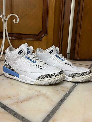 42 Beden beyaz Renk Nike Air Jordan 3 Retro UNC (2020)