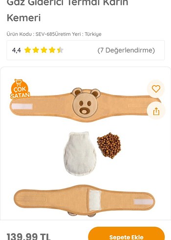 Gri Desenli Babynest, Kafa minderi ve Kolik kemeri - Görsel 3