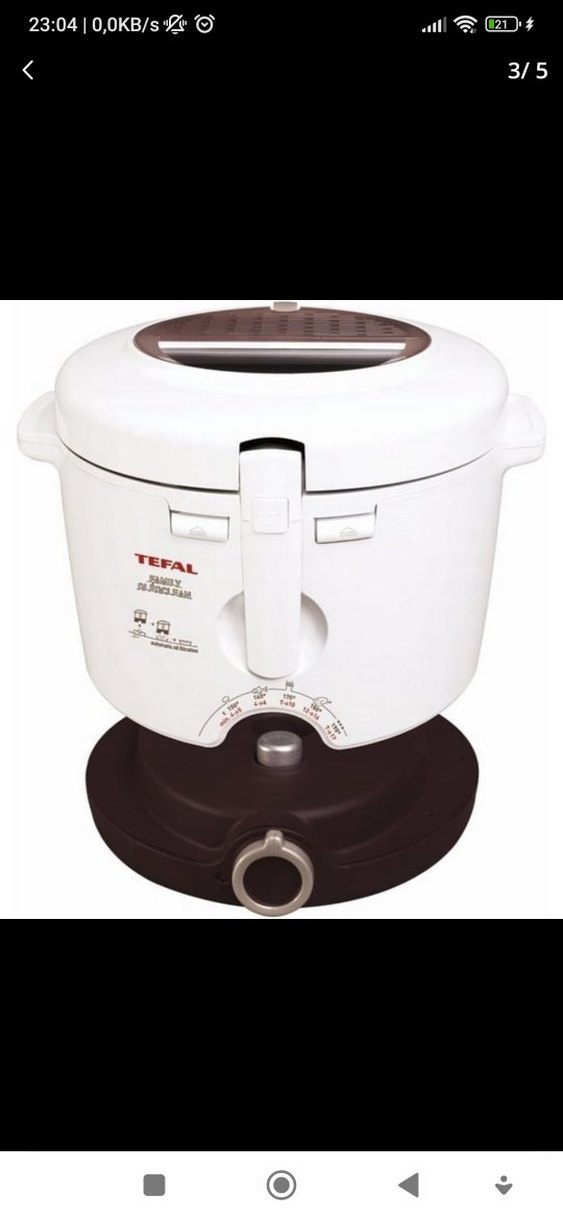 Tefal Snack Oleoclean Beyaz Fritöz - Görsel 5