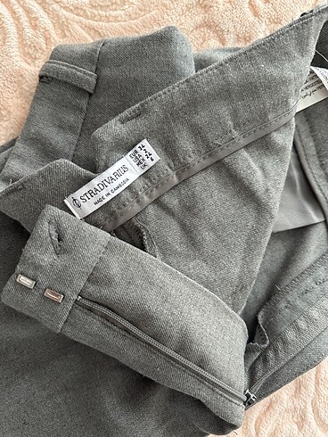 Stradivarius Stradivarius gri kumaş pantolon
