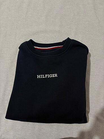 Tommy Hilfiger Orijinal Tommy Hilfiger Lacivert Sweatshirt