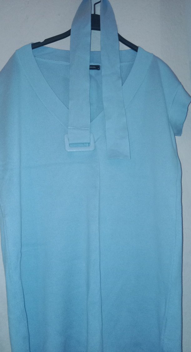 kışlık elbise geniş model  kemerli - Görsel 2