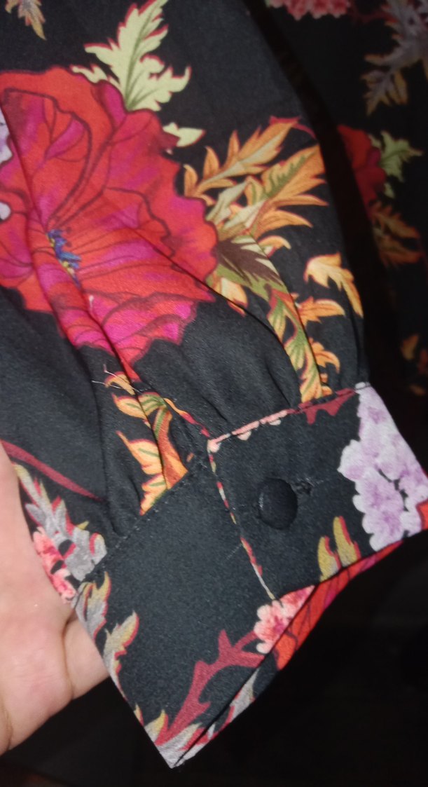 Çiçek Desenli Bohem Midi Elbise - Görsel 4