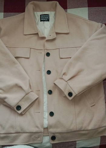 Bej Düğmeli Midi Kadın Kaban - Görsel 2