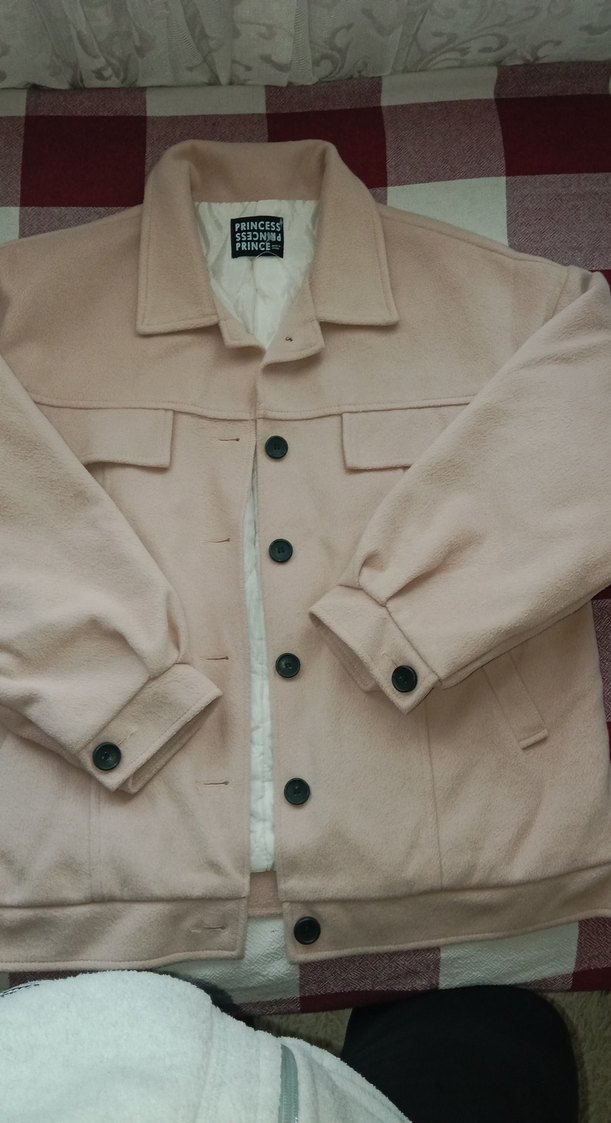 Bej Düğmeli Midi Kadın Kaban - Görsel 2